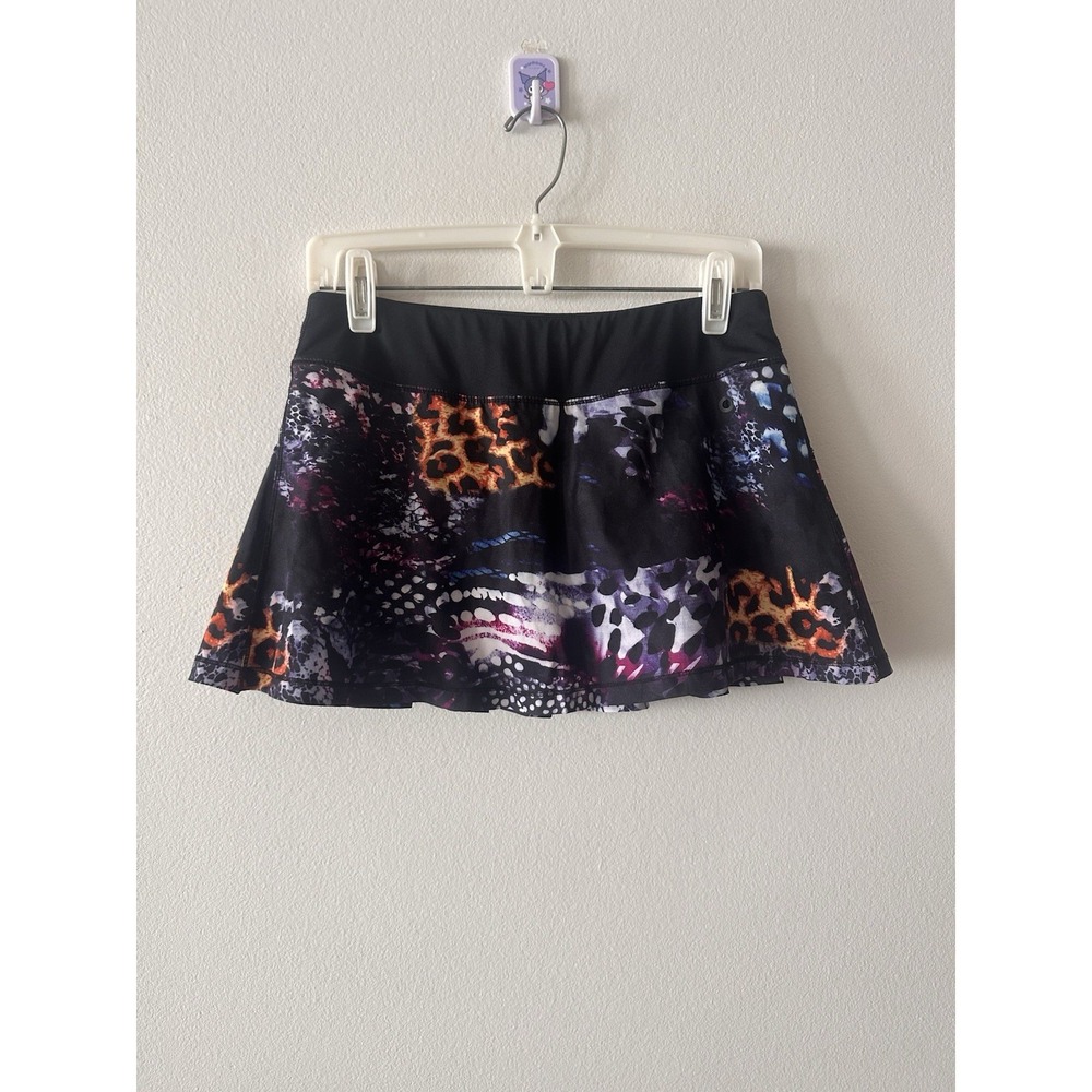 QUEENIEKE Women Skort Small Athletic Skirt Tennis Golf Pickleball Galaxy Abstrac